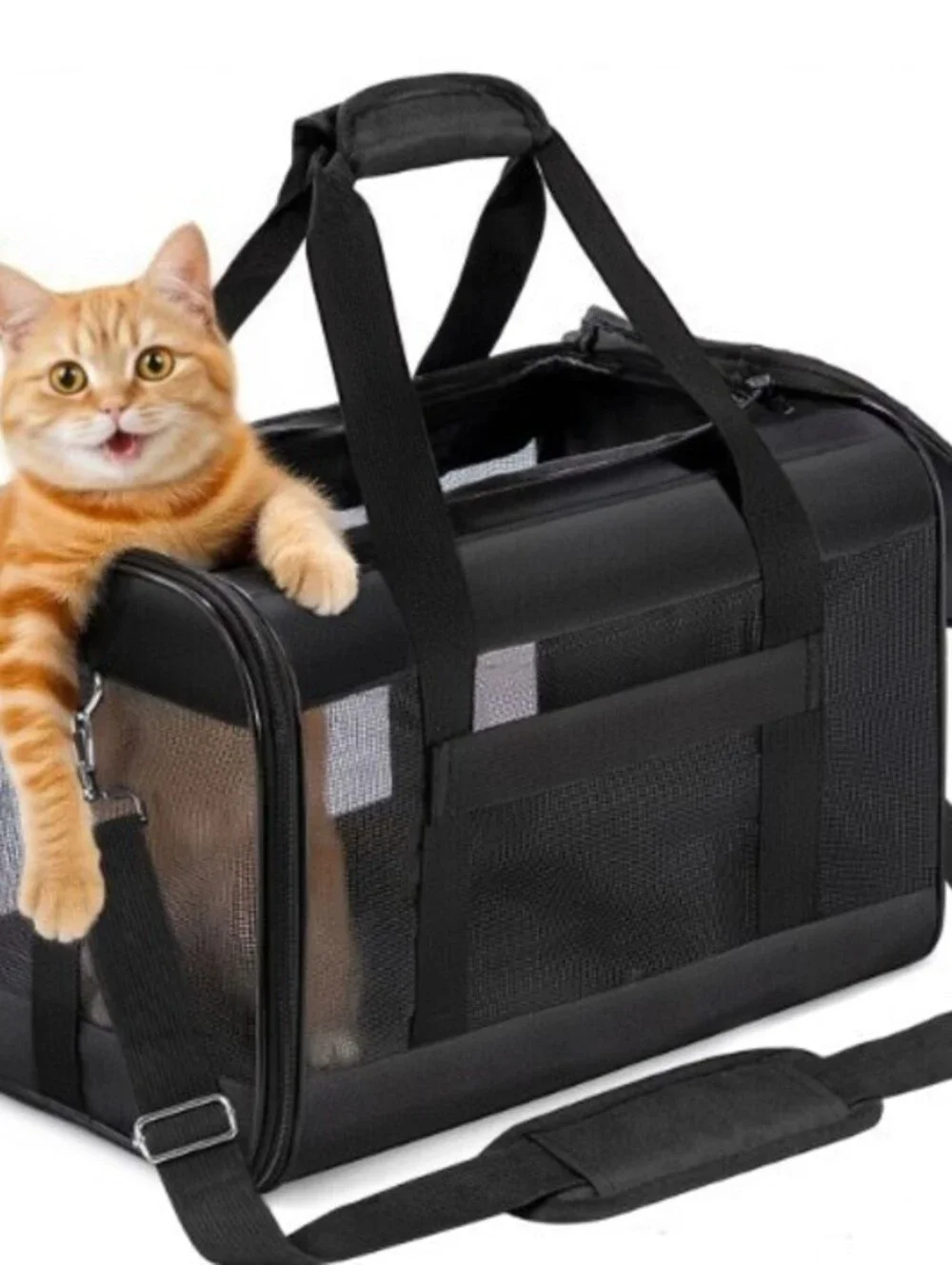 Medium Size Pet Carrier-TSA Approved-Black